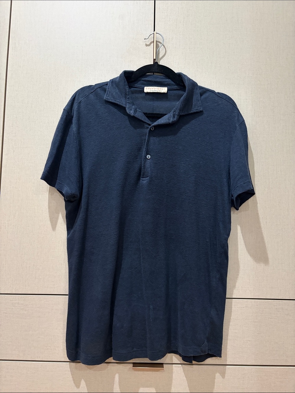 Elba linen polo Navy